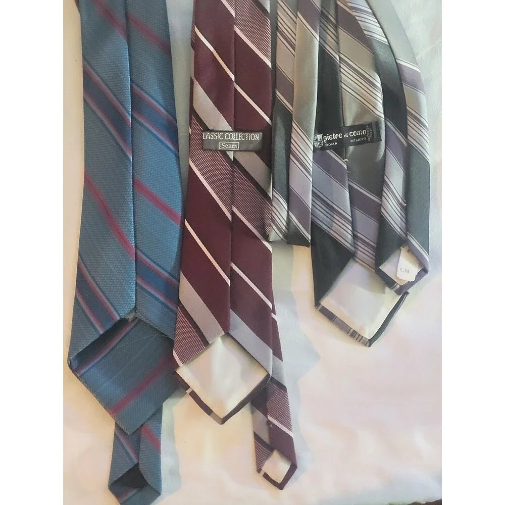Bundle 12 Vintage Ties-Wembley Pietro di Como Superba 70s Retro Bundle.. #S101